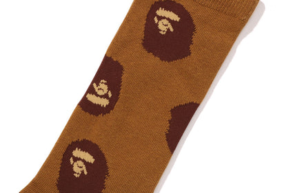 APE HEAD PATTERN SOCKS