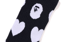 I LOVE BAPE MONOGRAM SOCKS