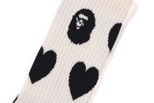 I LOVE BAPE MONOGRAM SOCKS