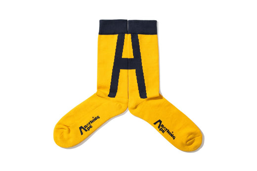 BAPE BY KAZUKI KURAISHI 】 “A” LOGO SOCKS | bape.com