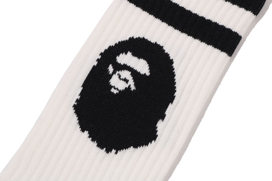 APE HEAD LINE SOCKS | bape.com