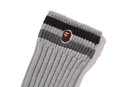 CHUNKY RIBBED CREW SOCKS