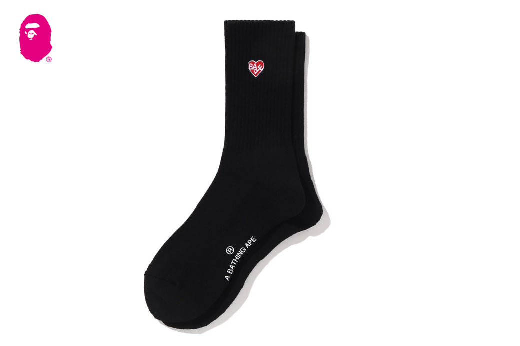 APE HEAD ONE POINT BAPE LOGO SOCKS | bape.com