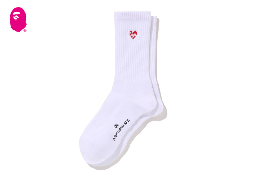 APE HEAD ONE POINT BAPE LOGO SOCKS | bape.com