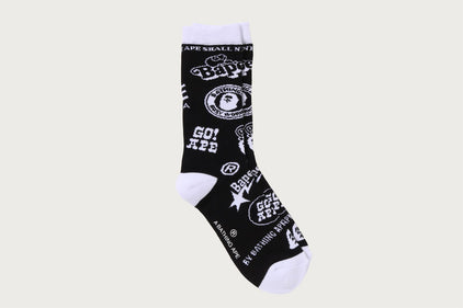 BAPE GRAPHIC PATTERN SOCKS UNDERWEAR