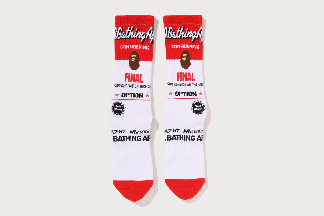 BAPE X SAINT MXXXXXX 】SOCKS #1 | bape.com