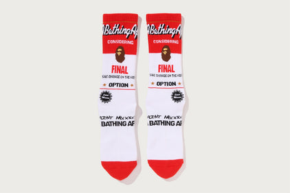 【 BAPE X SAINT MXXXXXX 】SOCKS #1