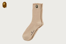 COTTON WAFFLE CREW SOCKS