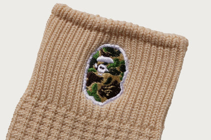 COTTON WAFFLE CREW SOCKS