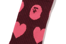 I LOVE BAPE MONOGRAM SOCKS