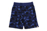 COLOR CAMO SWEAT SHORTS