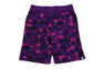 COLOR CAMO SWEAT SHORTS