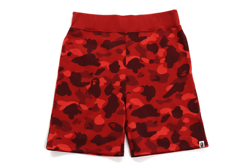 COLOR CAMO SWEAT SHORTS