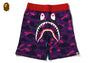 CRAZY CAMO SHARK SWEAT SHORTS