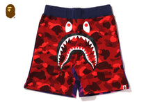 CRAZY CAMO SHARK SWEAT SHORTS