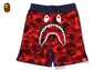 CRAZY CAMO SHARK SWEAT SHORTS