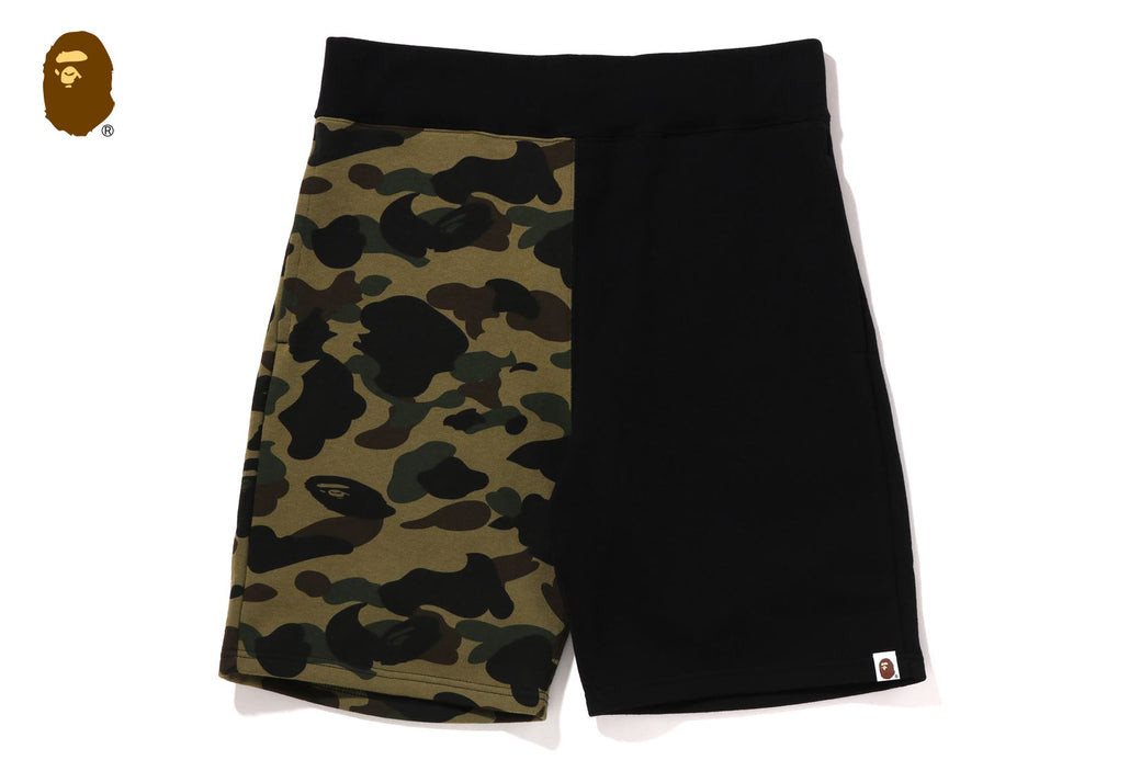 1ST CAMO BACK SHARK SWEAT SHORTS - Main Image