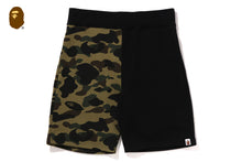 1ST CAMO BACK SHARK SWEAT SHORTS