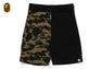 1ST CAMO BACK SHARK SWEAT SHORTS