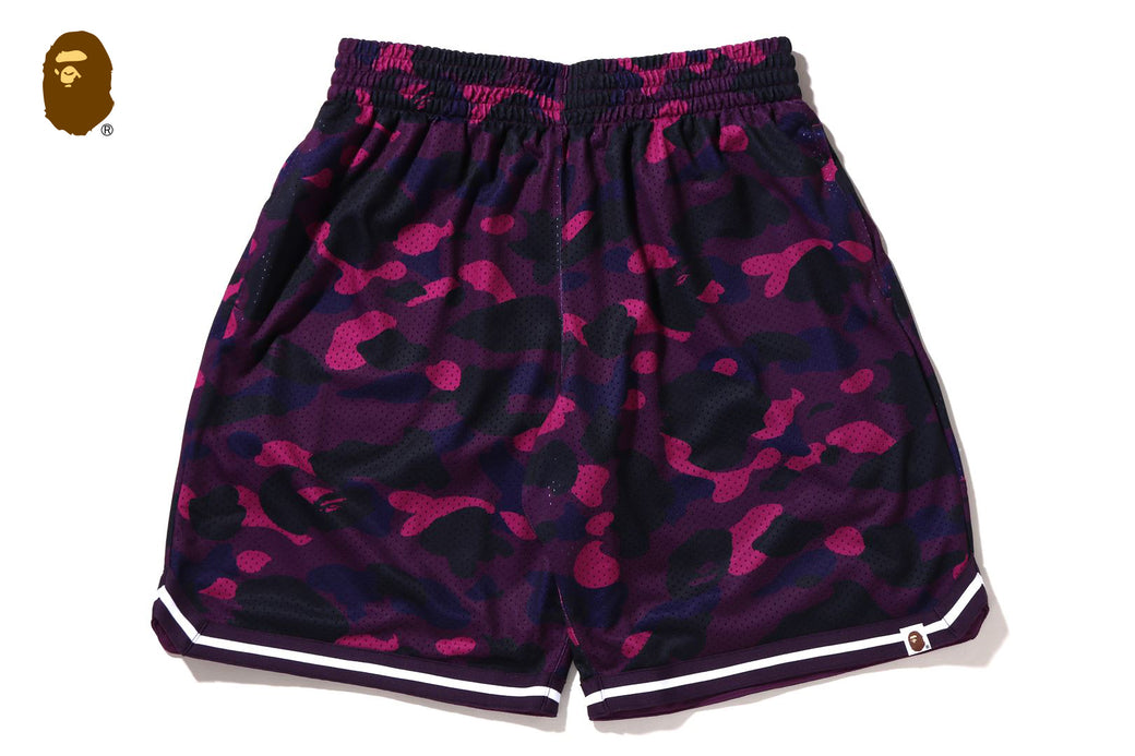 COLOR CAMO WIDE FIT BASKETBALL SHORTS | bape.com