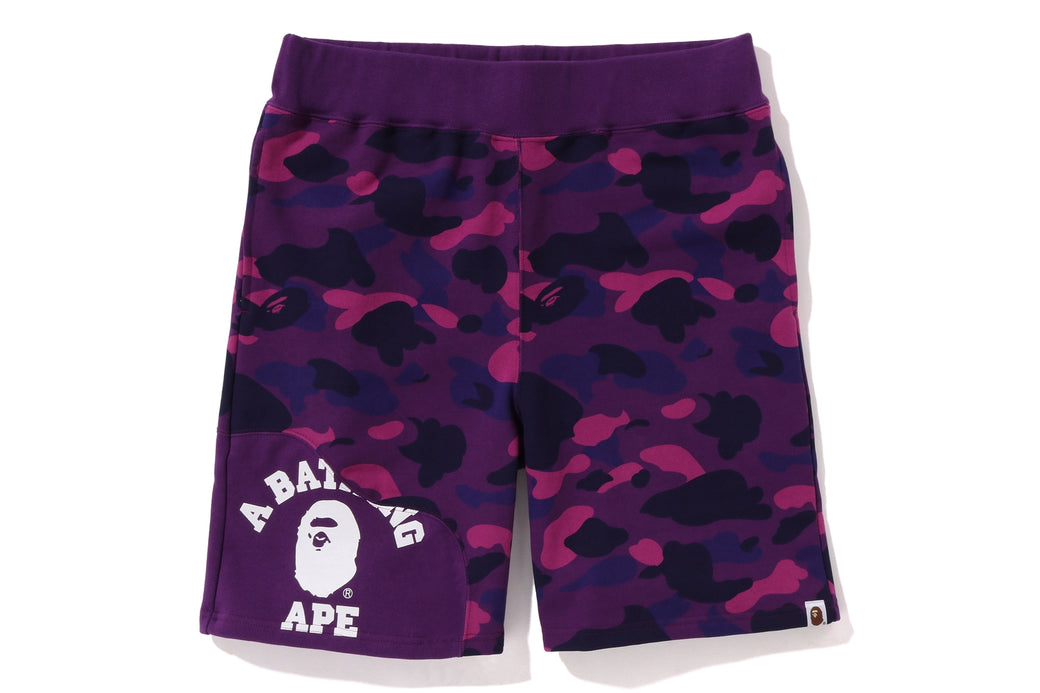 低価新品1st camo purple sweat shorts pants パンツ