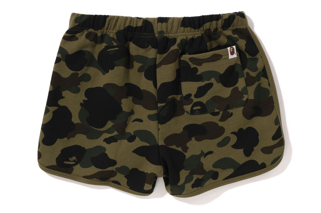 A bathing ape camo shops sweat shorts