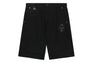 BAPE BLACK LOGO SHORTS WITH TWEED HEM