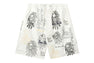 BAPE BLACK BAPE GRAPHIC STITCH SHORTS