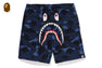 COLOR CAMO SHARK SWEAT SHORTS