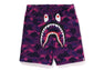 COLOR CAMO SHARK SWEAT SHORTS