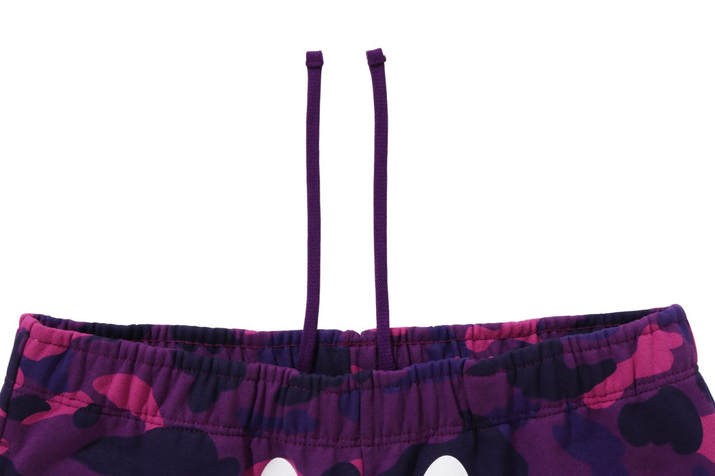 Bape shark purple camo shorts hotsell