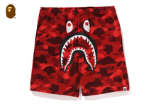 COLOR CAMO SHARK SWEAT SHORTS