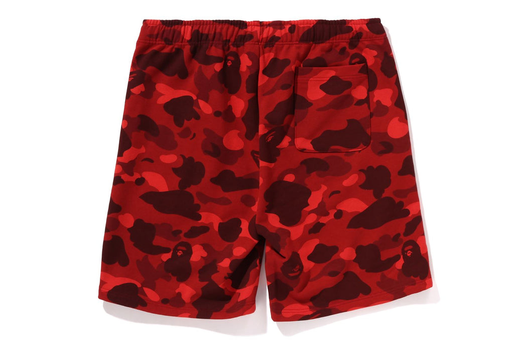 COLOR CAMO SHARK SWEAT SHORTS bape