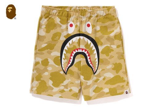 COLOR CAMO SHARK SWEAT SHORTS