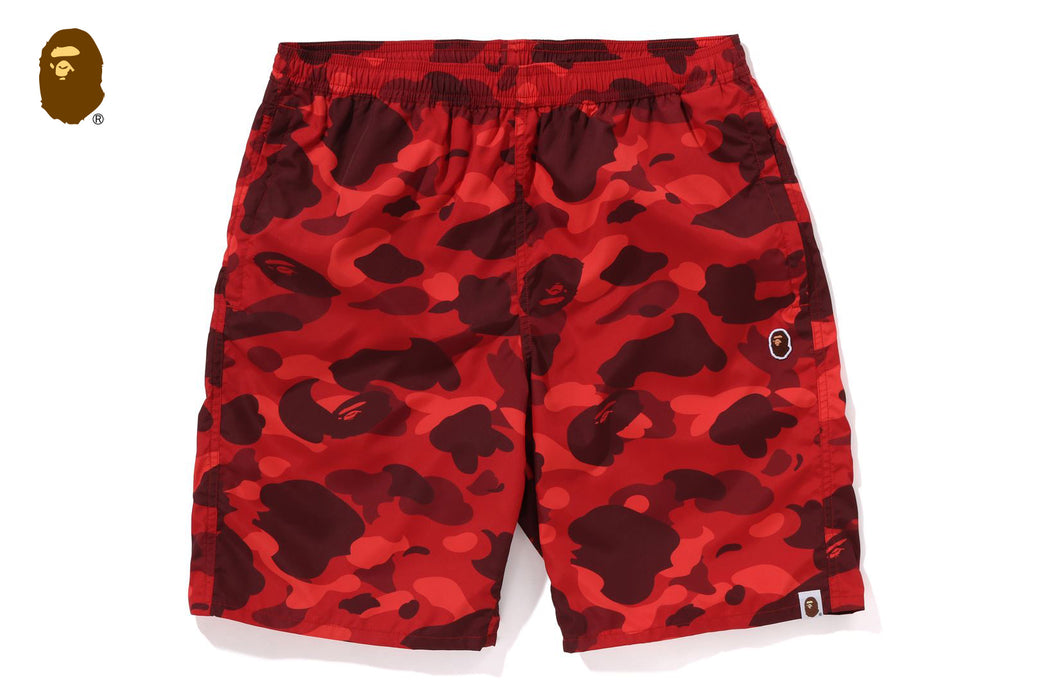 COLOR CAMO APE HEAD ONE POINT BEACH SHORTS | bape.com COLOR CAMO APE HEAD ONE POINT BEACH SHORTS | bape.com