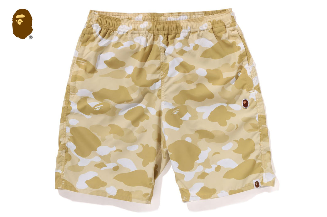 COLOR CAMO APE HEAD ONE POINT BEACH SHORTS | bape.com