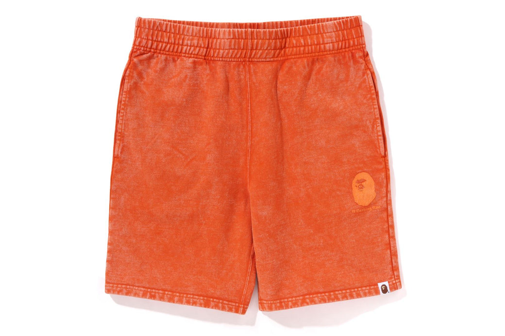 A BATHING APE OVERDYE SWEAT SHORTS