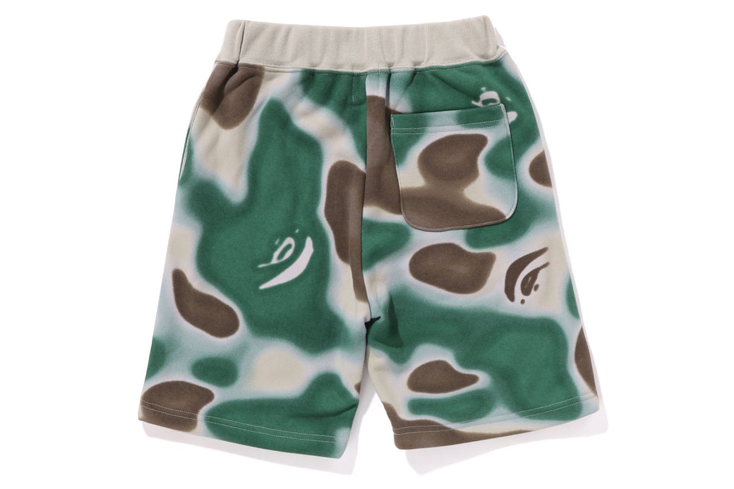 LIQUID CAMO SHARK SWEAT SHORTS