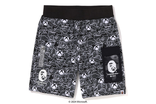 【 BAPE X XBOX 】 CAMO SWEAT SHORTS