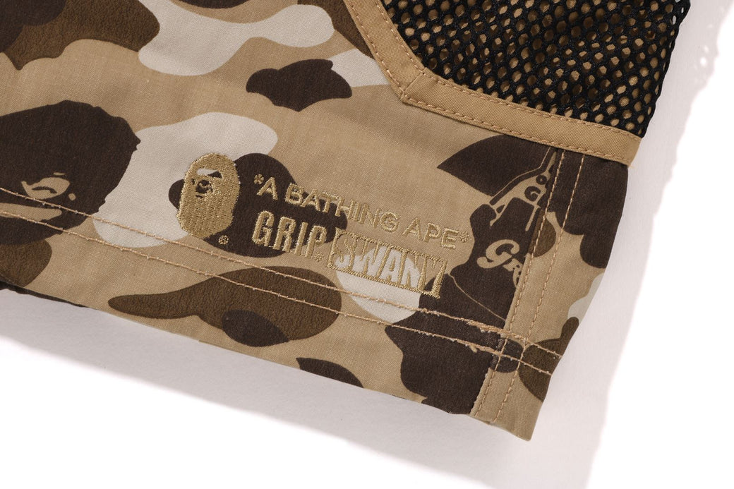 BAPE X GRIP SWANY GR CAMO FIREPROOF GEAR BUGGY SHORTS