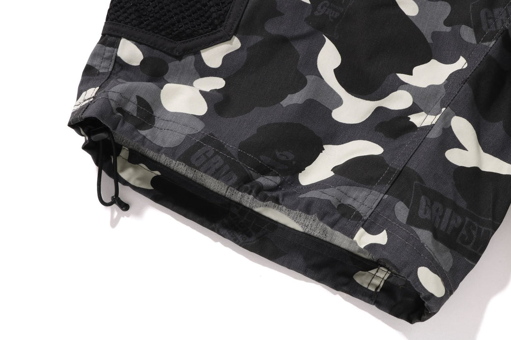 【 BAPE X GRIP SWANY 】 GR CAMO FIREPROOF GEAR BUGGY SHORTS