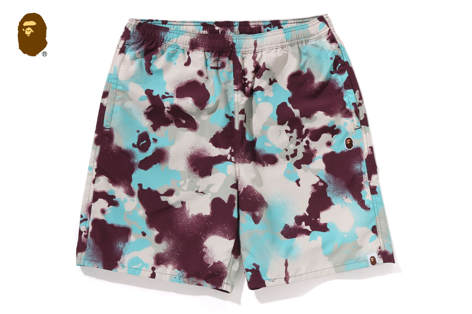 MAP CAMO REGULAR FIT BEACH SHORTS | bape.com MAP CAMO REGULAR FIT BEACH SHORTS | bape.com