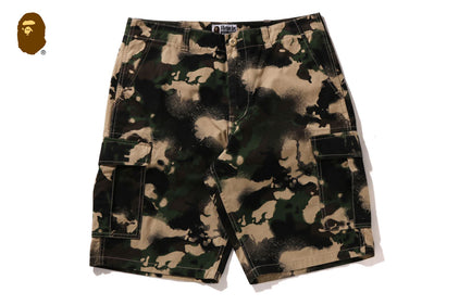 MAP CAMO REGULAR FIT CARGO SHORTS