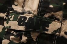 MAP CAMO REGULAR FIT CARGO SHORTS