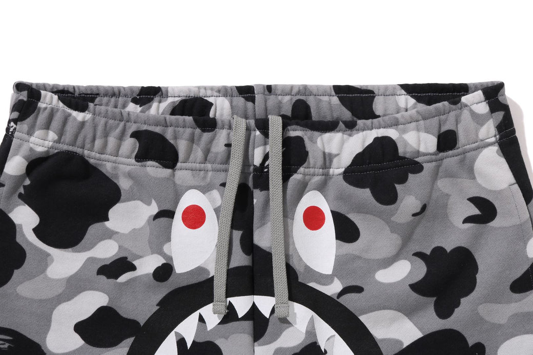 1ST CAMO SHARK REGULAR FIT SWEAT SHORTS | bape.com
