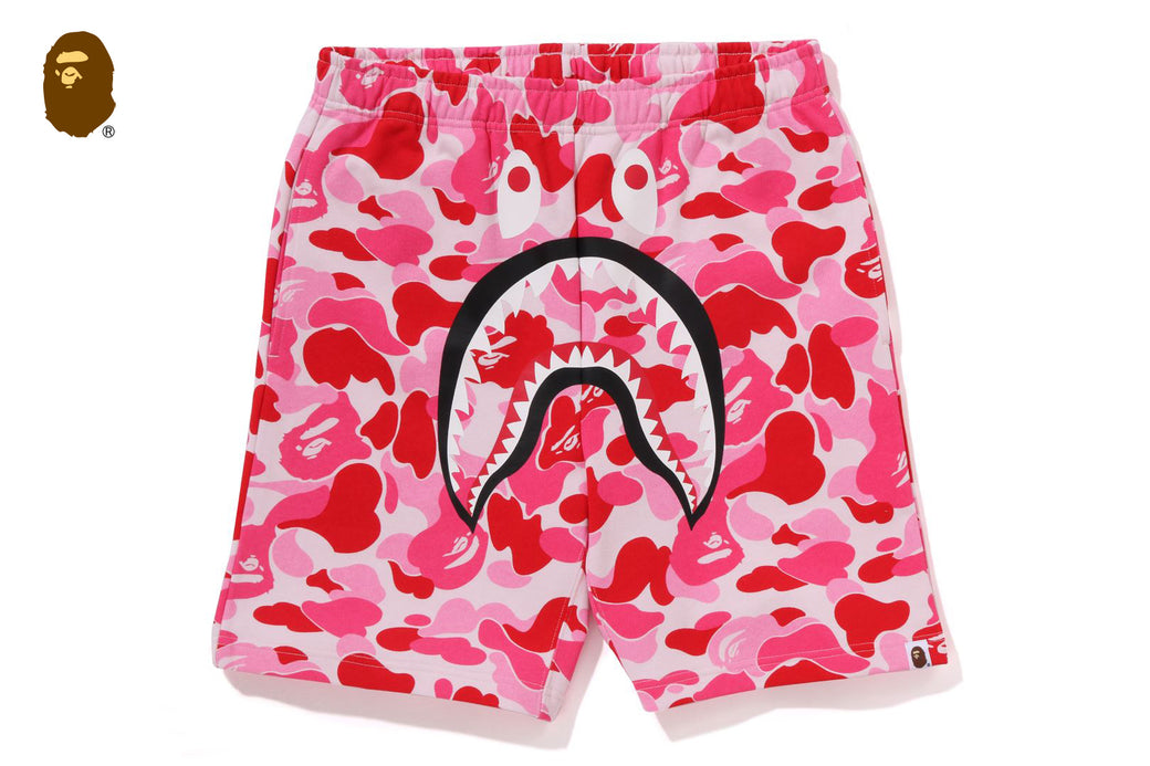 A BATHING APE ABCカモシャークスウェットショーツ ABC CAMO SHARK SWEAT SHORTS | bape.com