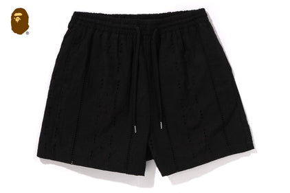 EMBROIDERY RELAXED FIT SHORTS