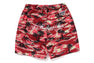 PALM TREE CAMO RELAXED FIT BEACH SHORTS