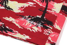 PALM TREE CAMO RELAXED FIT BEACH SHORTS