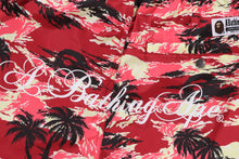 PALM TREE CAMO RELAXED FIT BEACH SHORTS
